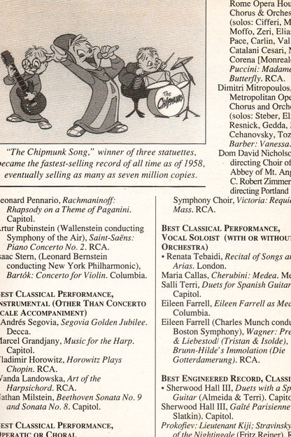 The Grammys: For the Record