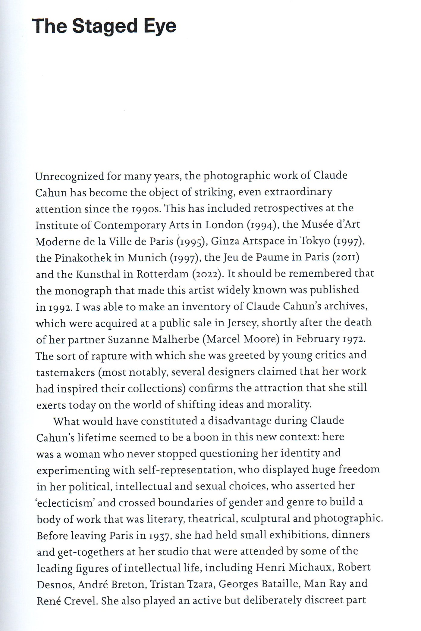 Claude Cahun