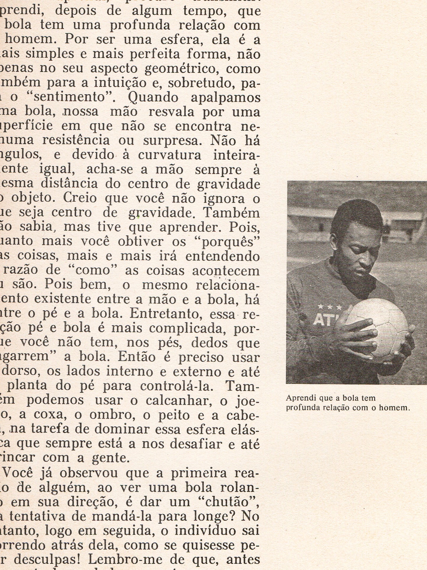 Jogando com Pelé