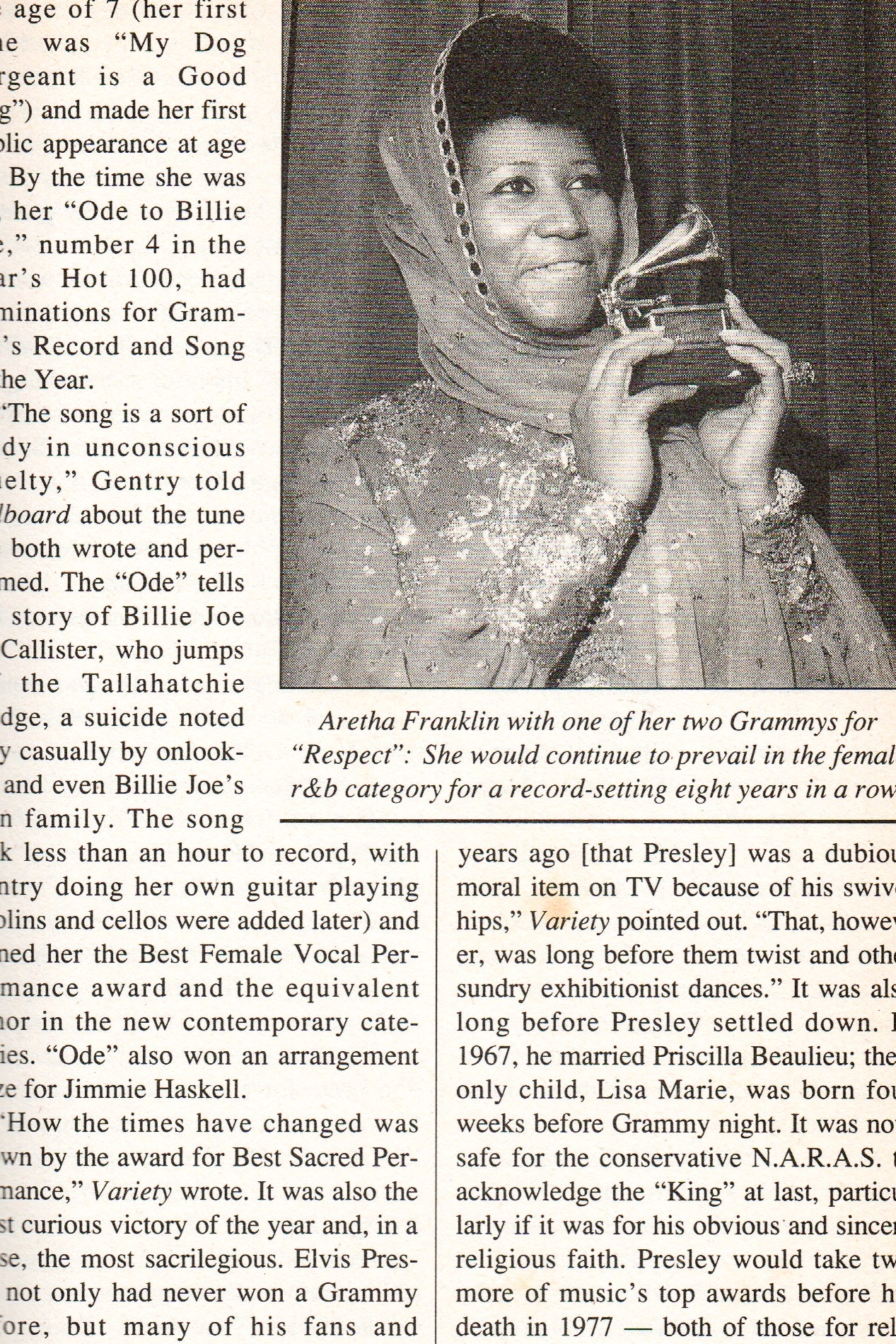 The Grammys: For the Record