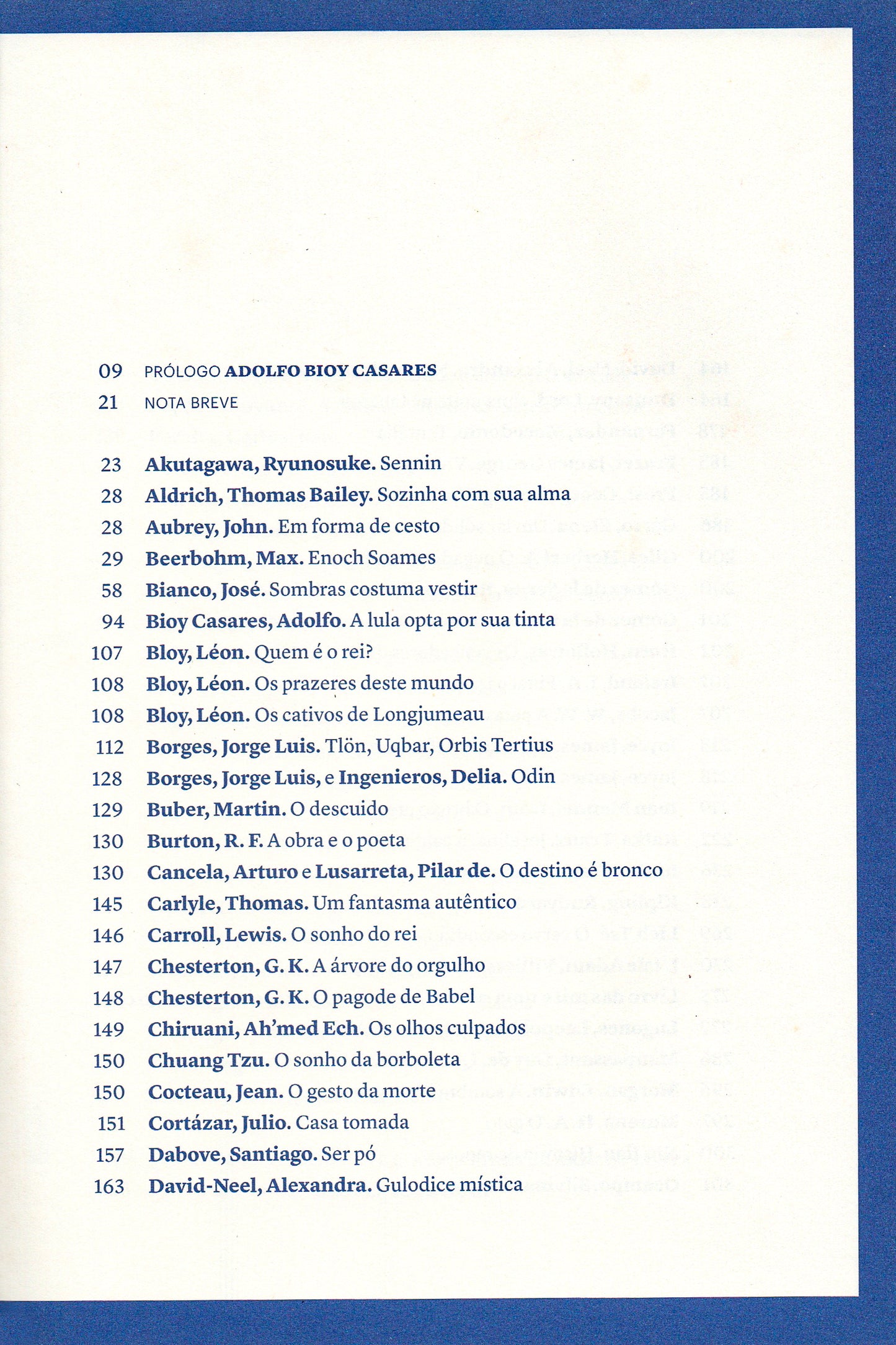 Antologia da Literatura Fantástica