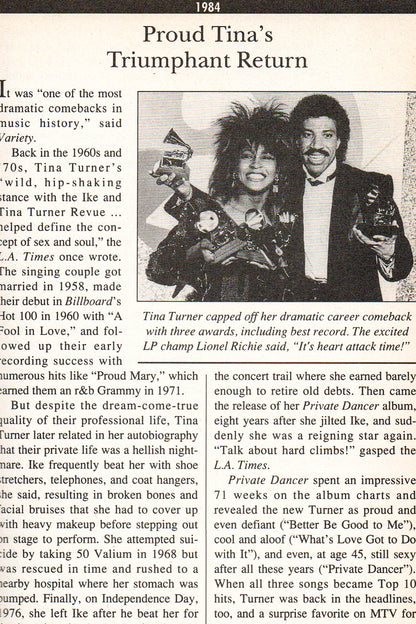 The Grammys: For the Record