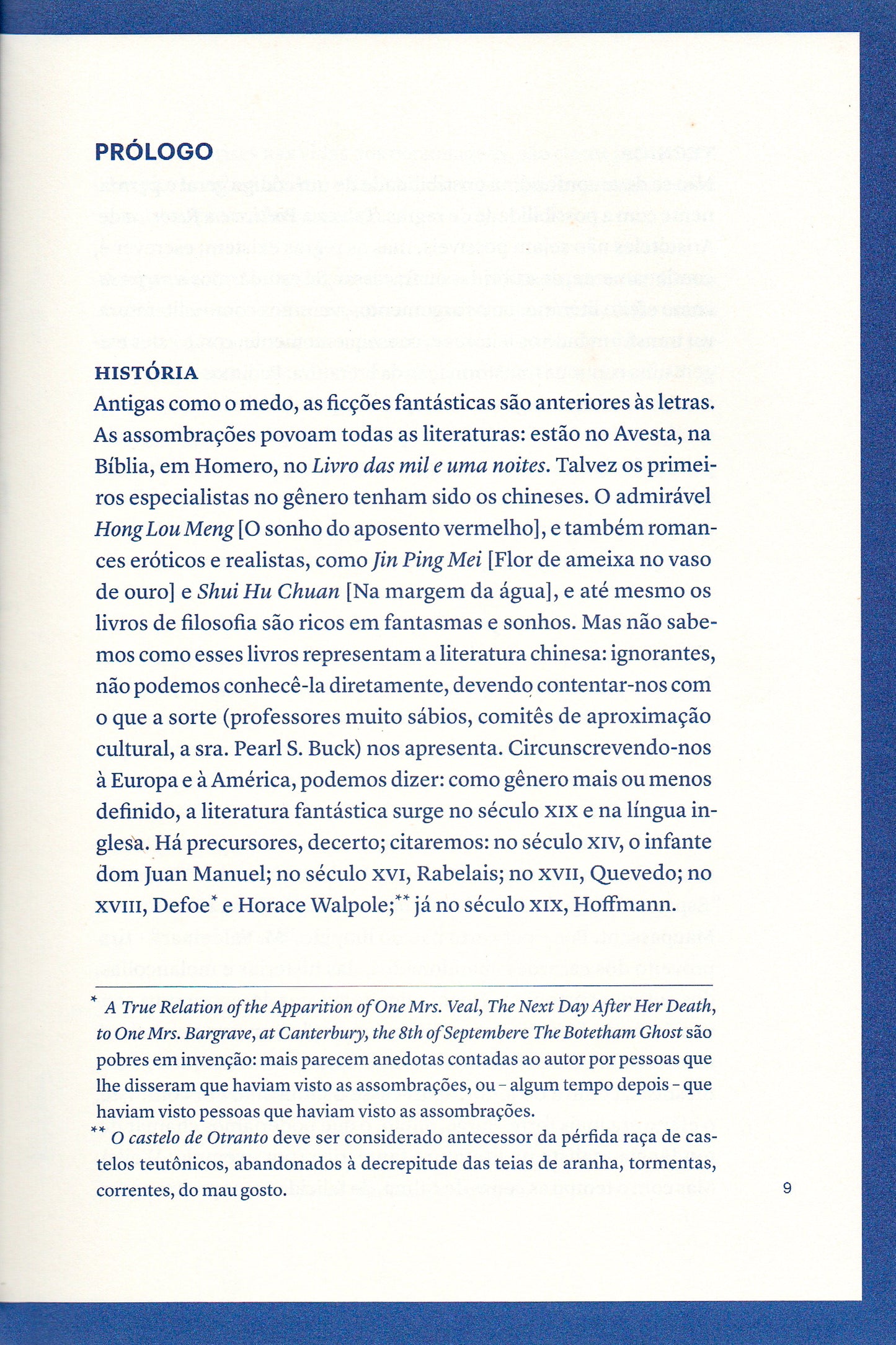 Antologia da Literatura Fantástica