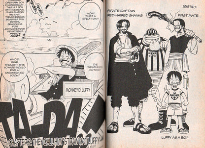One Piece Vol. 1, 2, 3