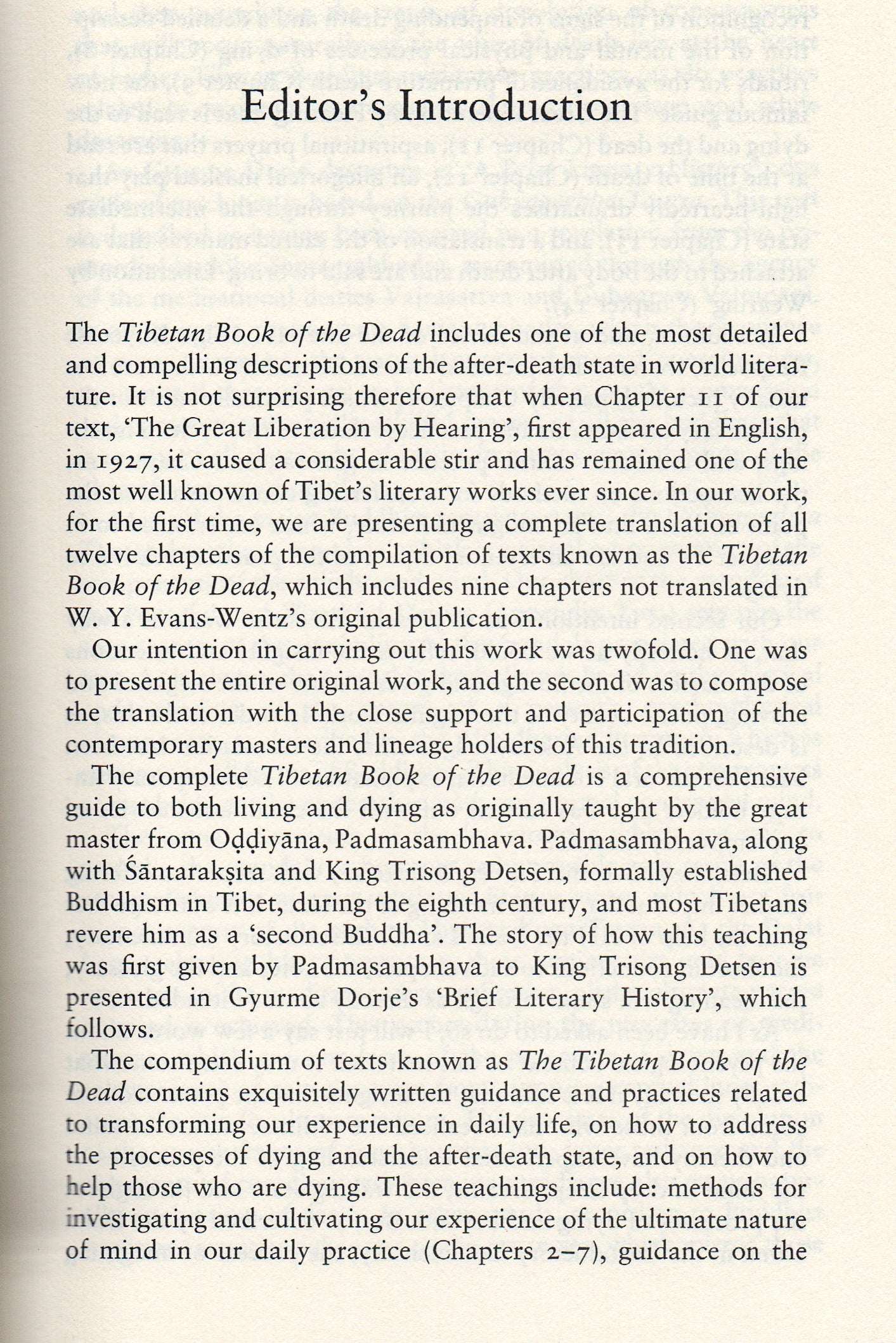 The Tibetan Book of the Dead