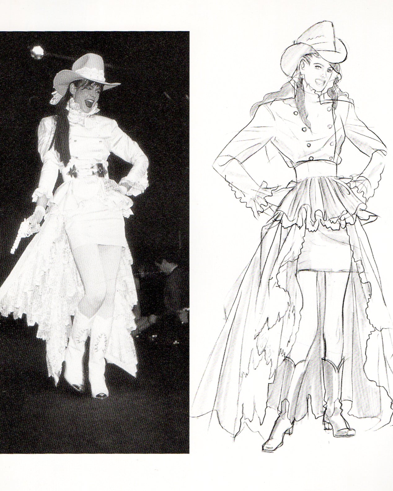 Mode Drawing Costumes