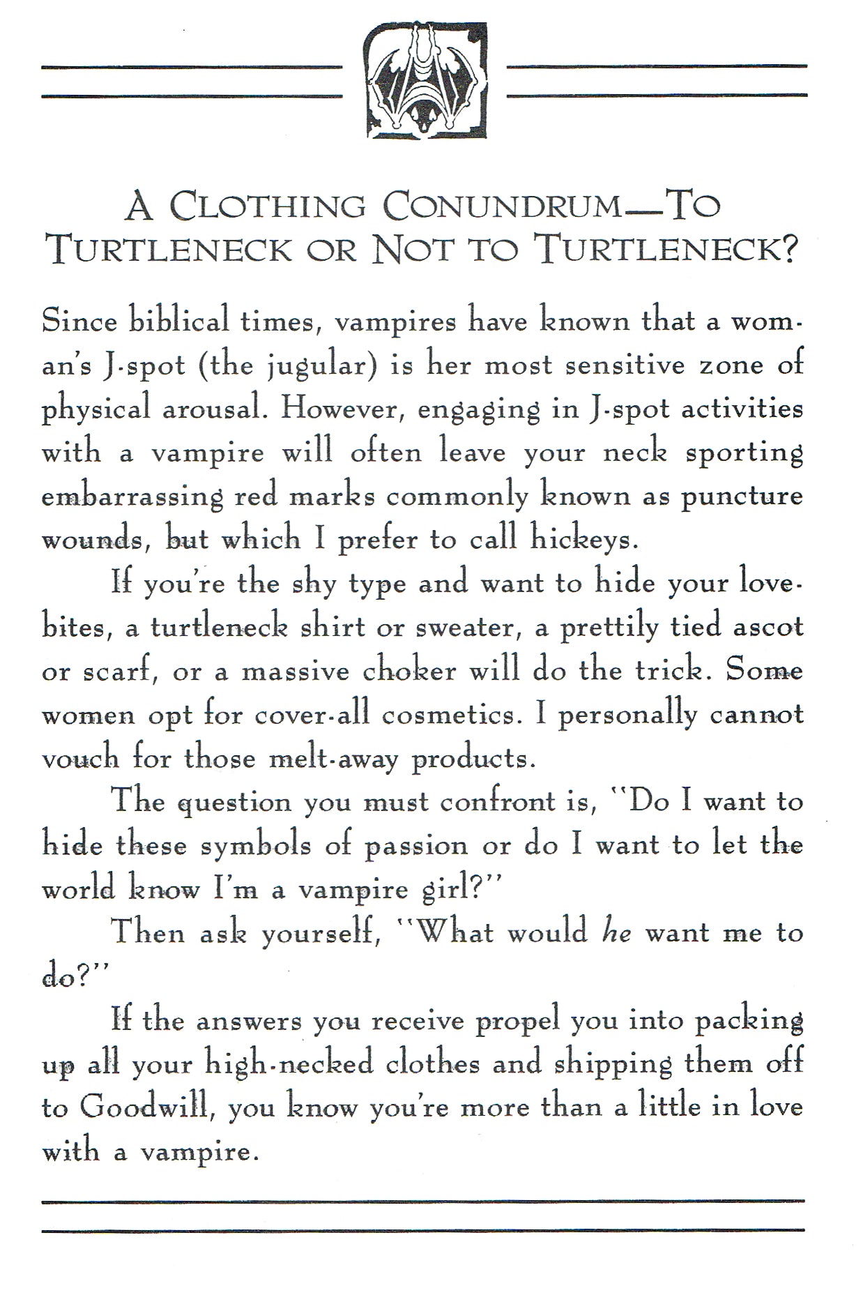 How to Get a Date With a Vampire