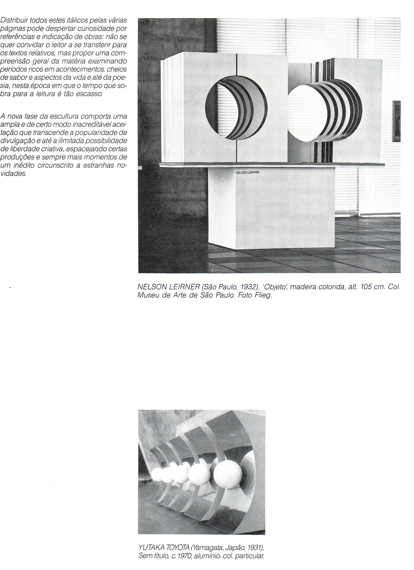 Em torno da Escultura no Brasil