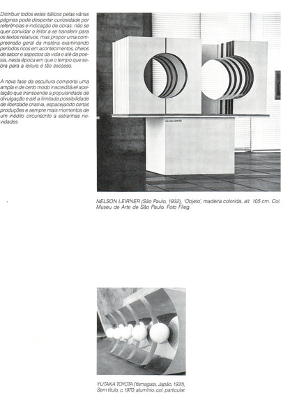 Em torno da Escultura no Brasil