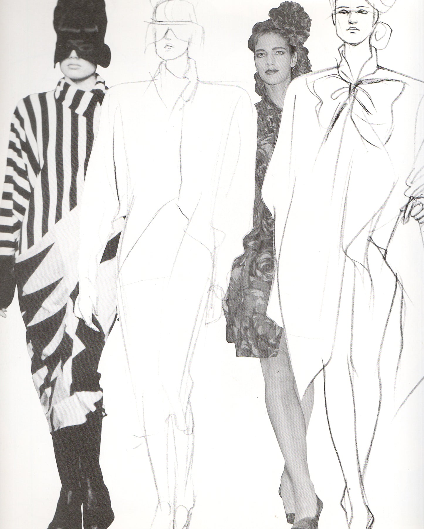 Mode Drawing Costumes