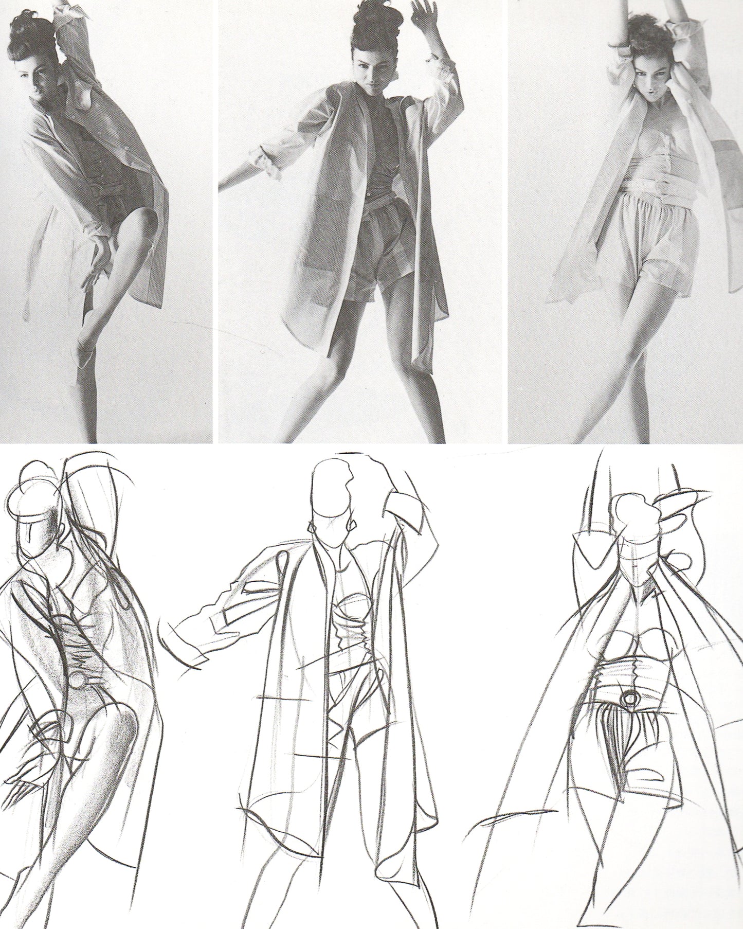 Mode Drawing Costumes