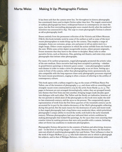 Making It Up: Photographic Fictions